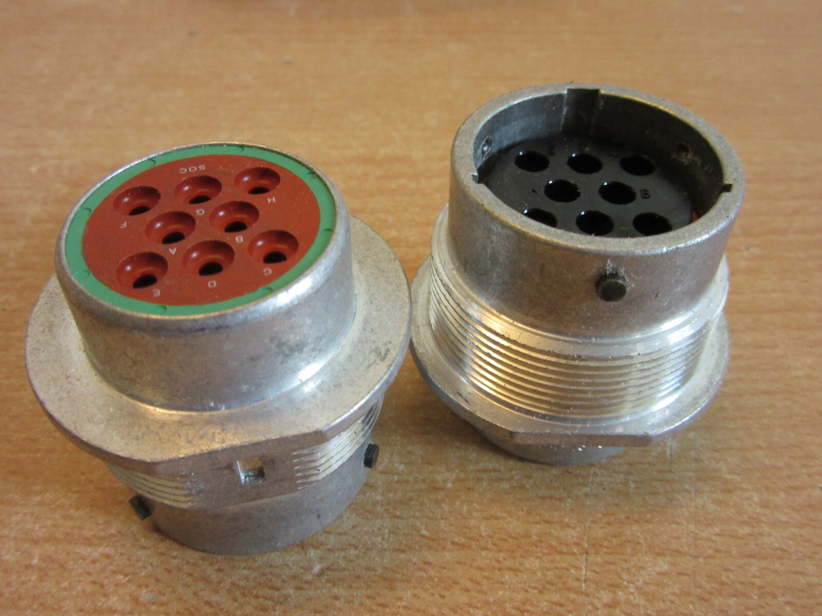 Lot of (2) HD-34-18-8SN 9910 Deutsch 8 position connectors - Unused