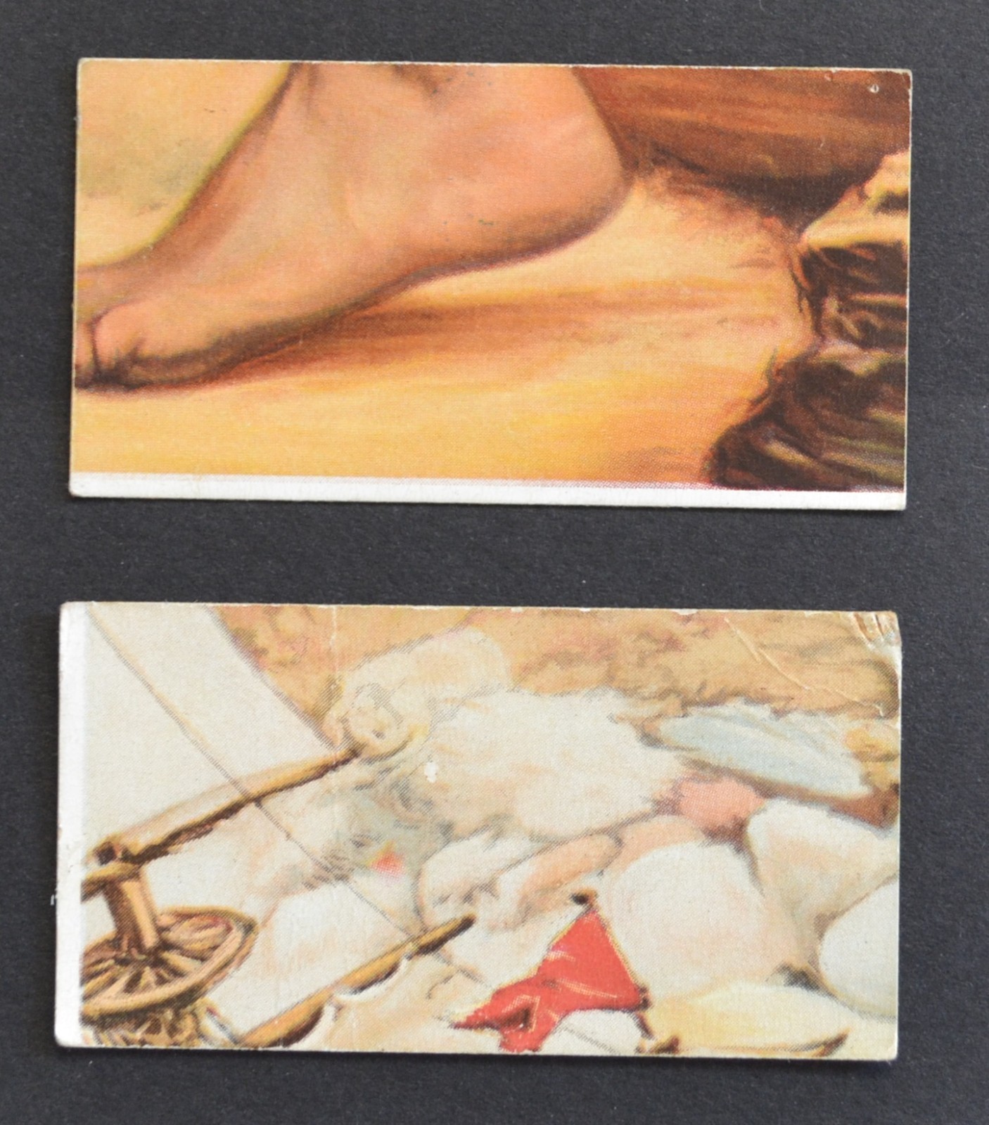 1931 Wills's Boyhood of Raleigh (Sectional) Cigarette Cards x 2 - No's. 12 & 24