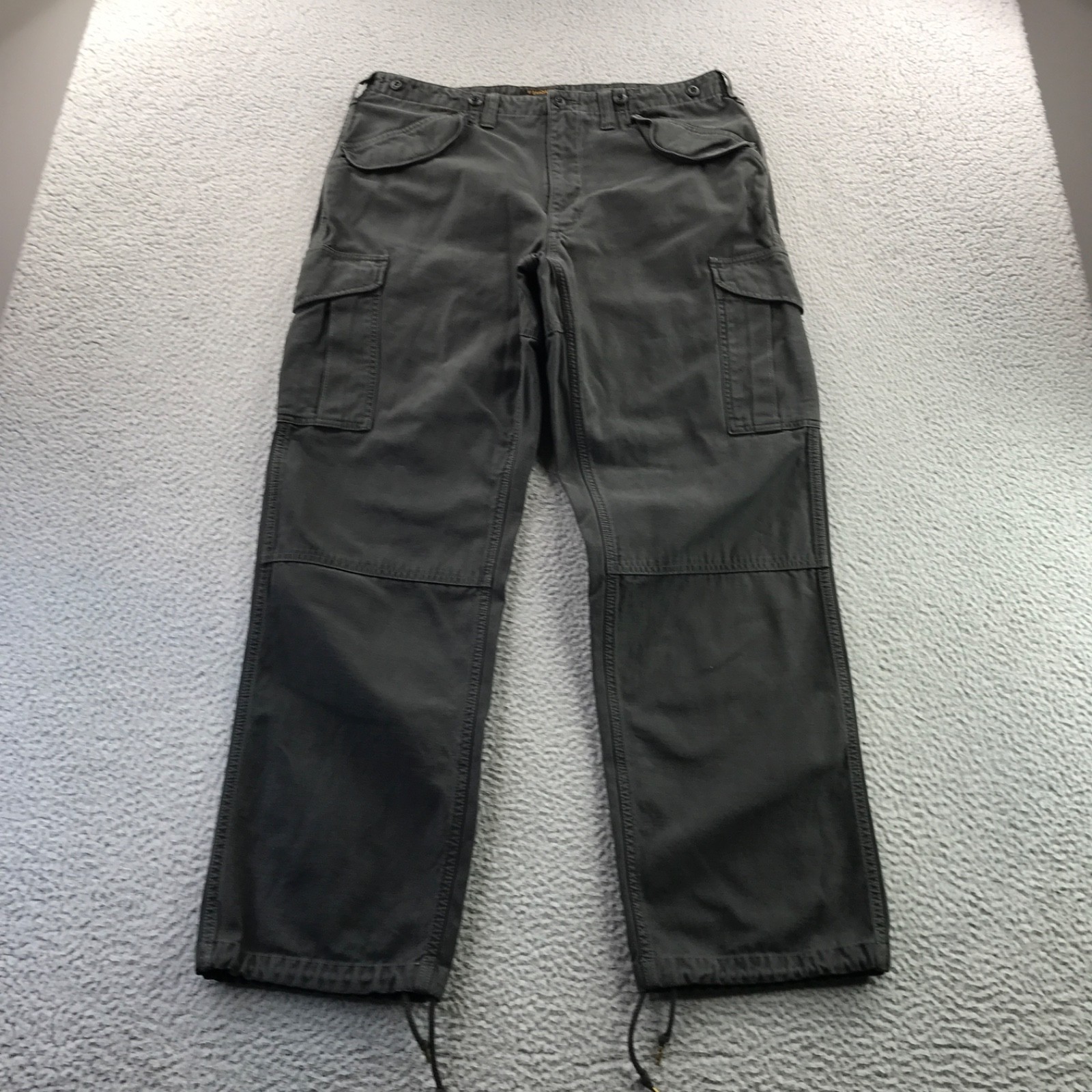 Filson Pants Mens 34x32 Peat Green Field Cargo Sateen Retro WWII Era Military Filson Pants Mens 34x32 Peat Green Field Cargo Sateen Retro WWII Era Military