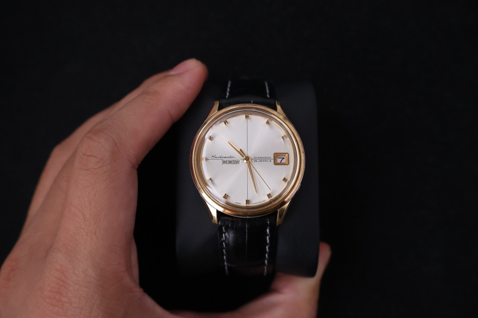 [SERVICED] Rare Vintage 1965 Seiko Seikomatic Weekdater 26 Jewels EGP 6206-8010