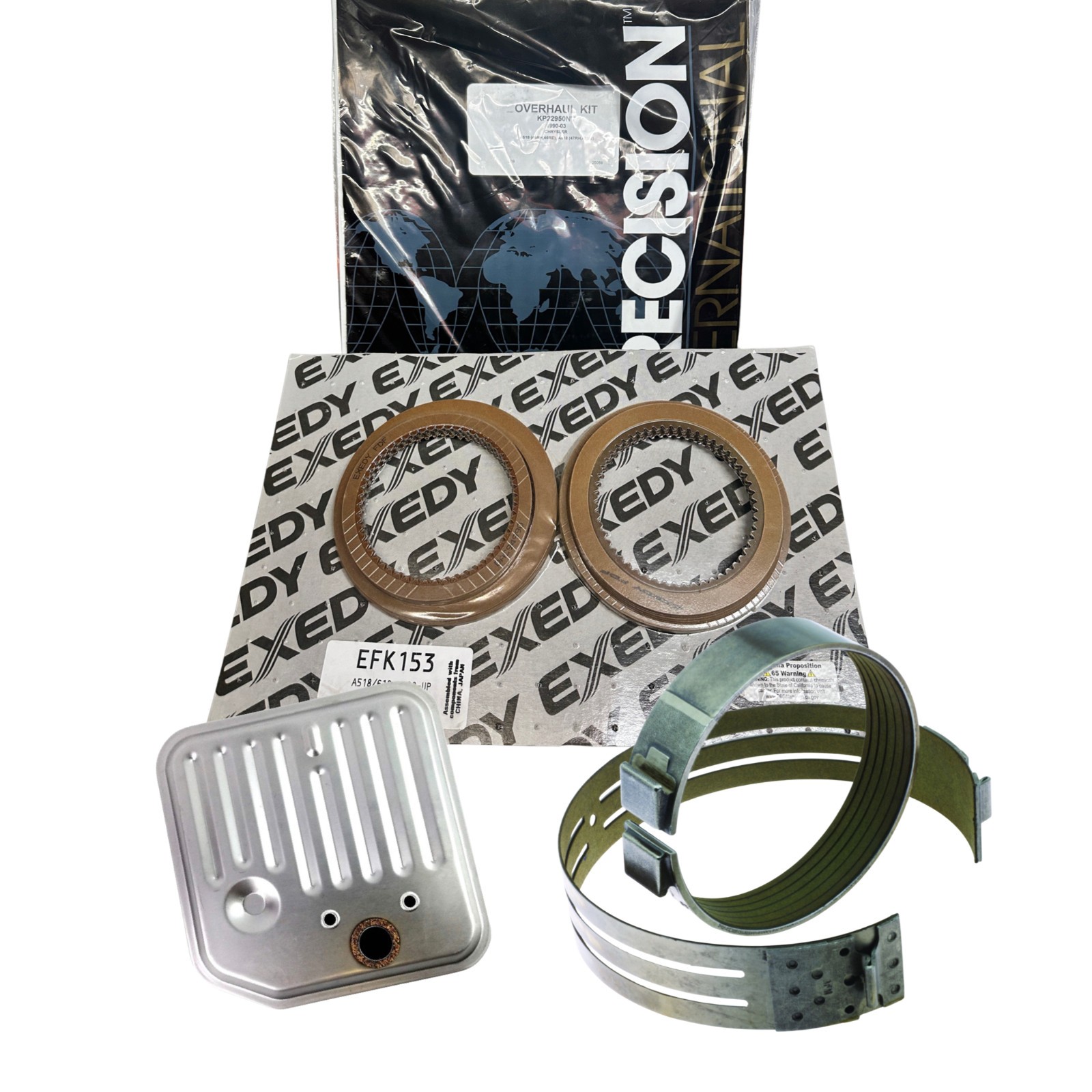 A518 A618 46RE 47RE Banner Rebuild Kit w/ Bands & Filter 1990-1997 New