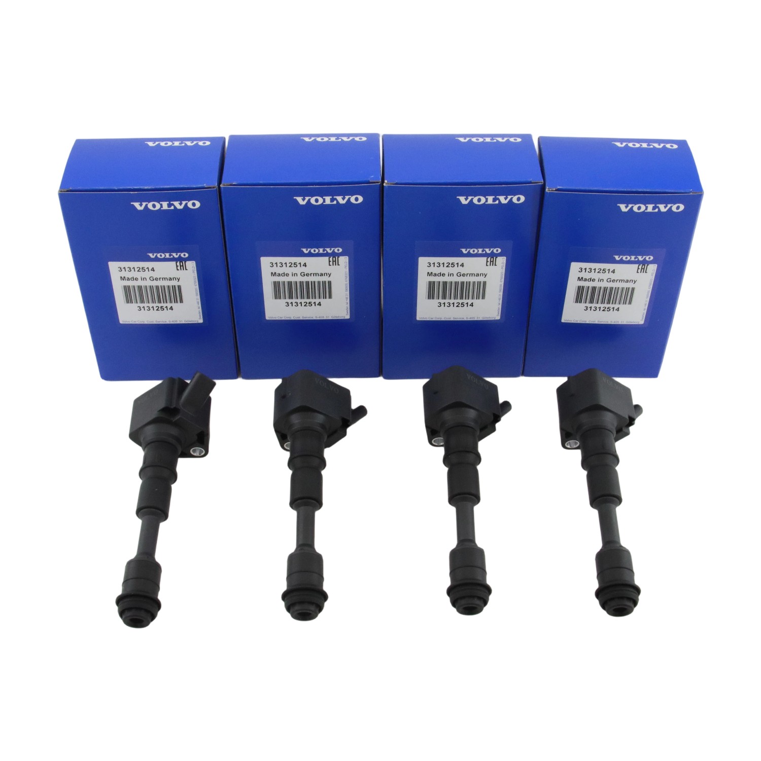 OEM 4 pcs 31312514 Ignition Coils For Volvo XC60 S90 2017-2020 2.0L US Stock OEM 4 pcs 31312514 Ignition Coils For Volvo XC60 S90 2017-2020 2.0L US Stock