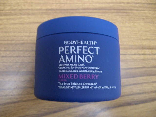 Body Health Perfect Amino Mixed Berry 20 Servings 4.64 oz  Best By 2/2028