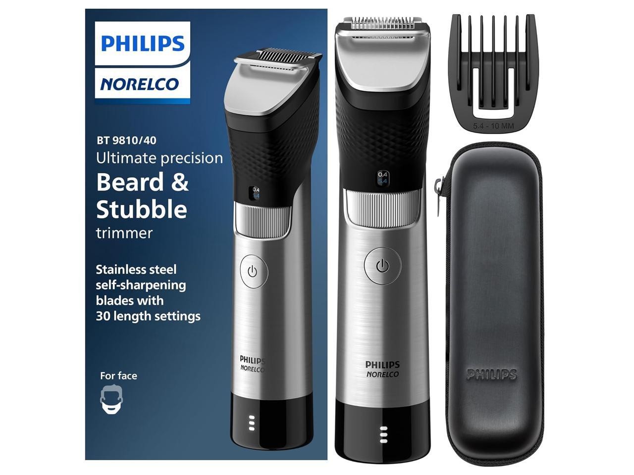 Norelco Philips Series 9000, Ultimate Precision Beard and Hair Trimmer with Bear Norelco Philips Series 9000, Ultimate Precision Beard and Hair Trimmer with Bear