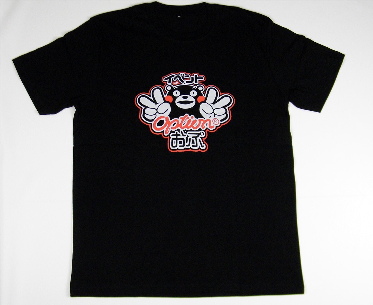 Option Magazine T-Shirt Bear Mascot JDM Vintage Memorabilia Japan Large Black