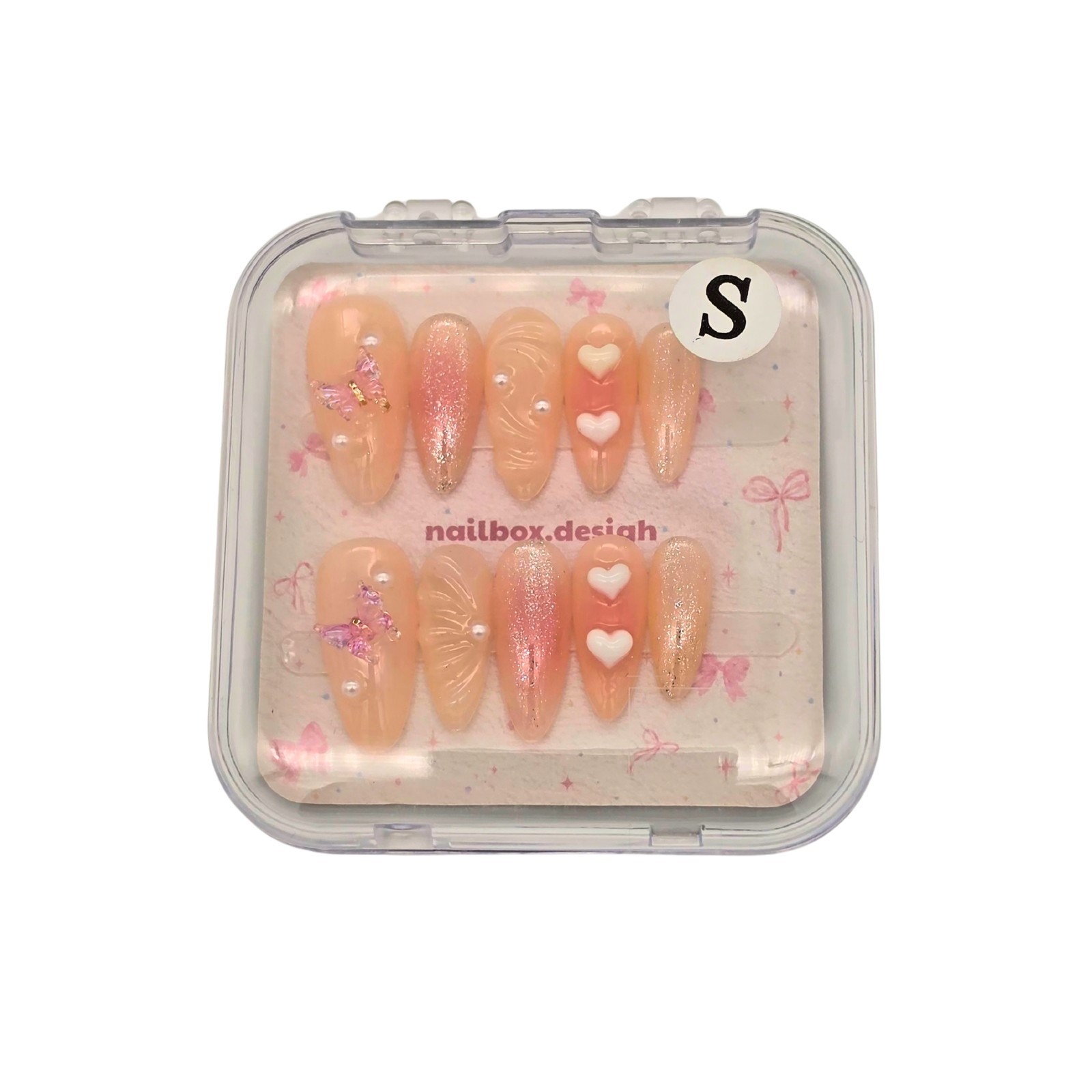 Luxury Handmade Press On Nails Set Salon Quality Lasts 4 Weeks