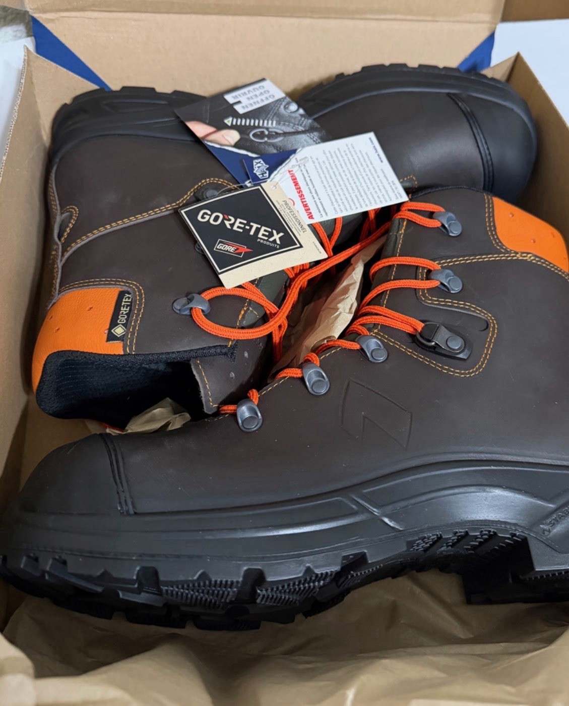NWB HAIX Airpower XR200 Wide Chainsaw Forestry Boots Gore-Tex Men’s 11.5 W
