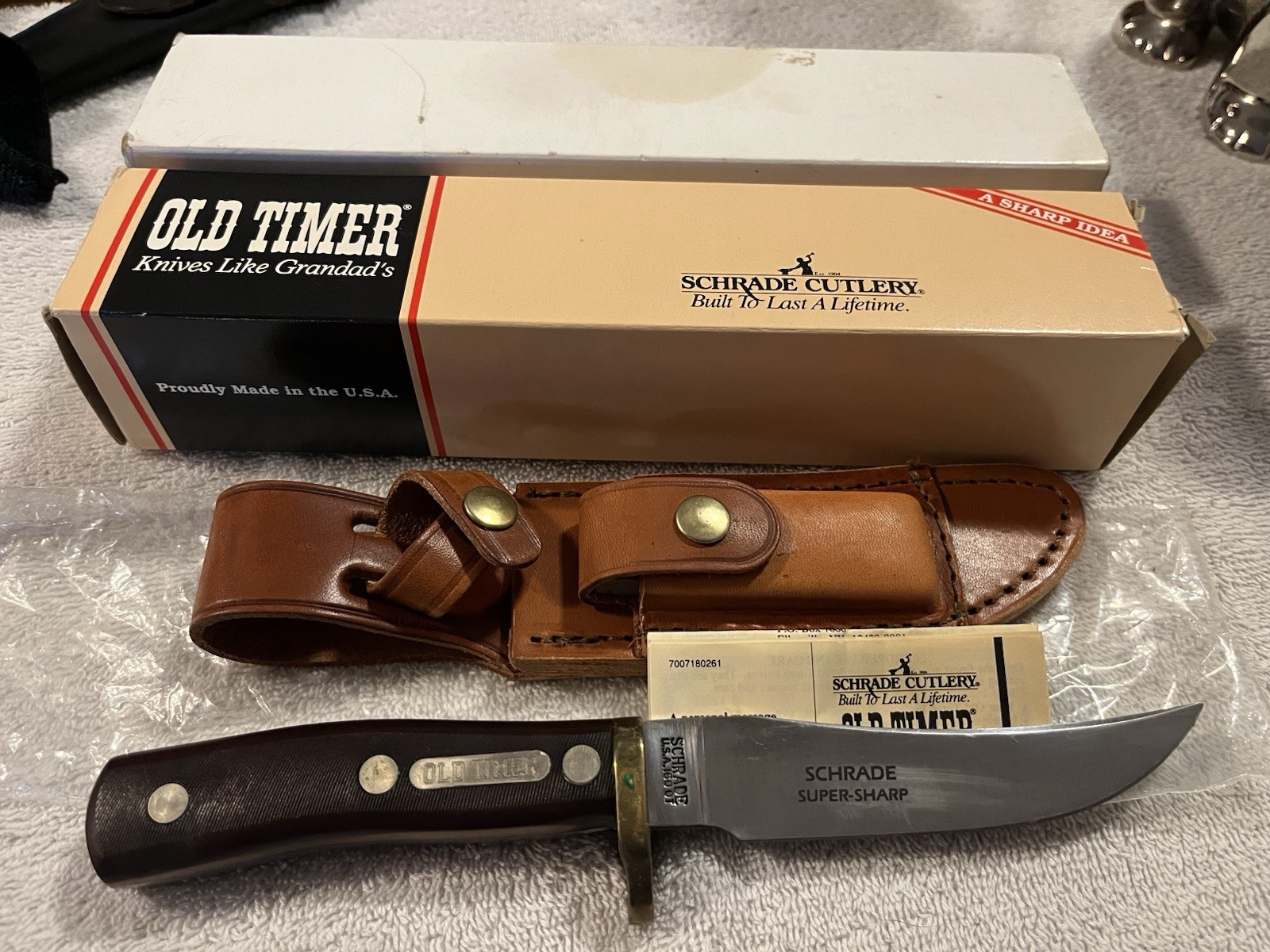 Vintage Schrade Old Timer 160OT Mountain Lion Knife NOS Vintage Schrade Old Timer 160OT Mountain Lion Knife NOS
