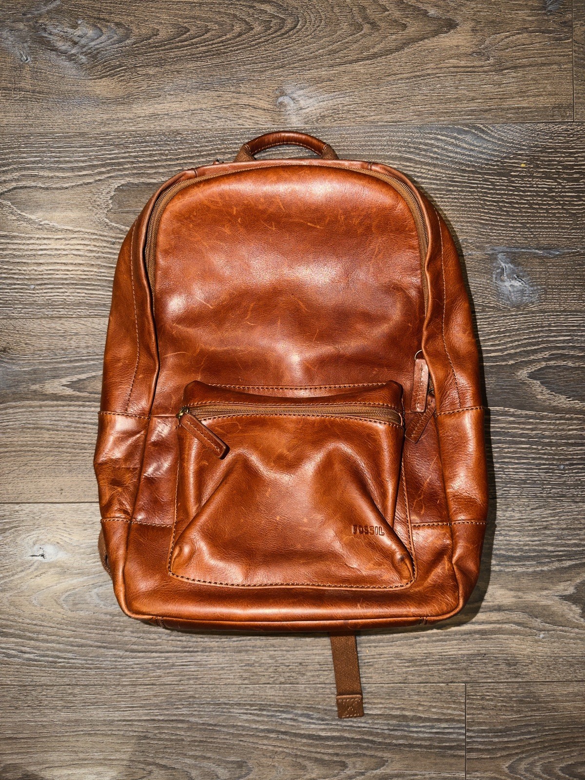 Fossil estate brown/cognac leather backpack Fossil estate brown/cognac leather backpack