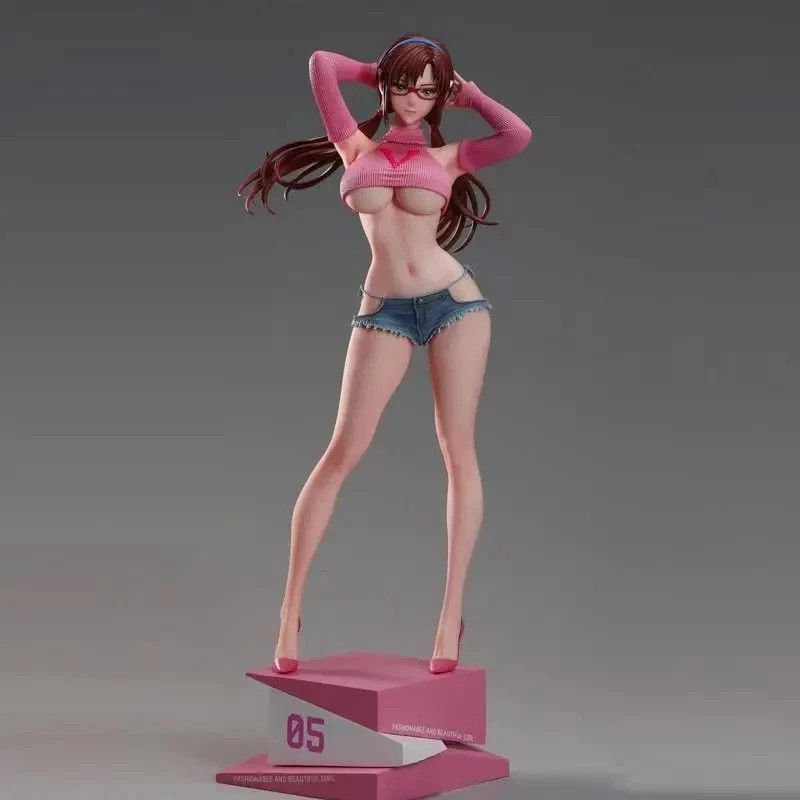Anime Figure Inspired by Makibo Summer Girlfriend 30cm PVC Model Doll Unbranded