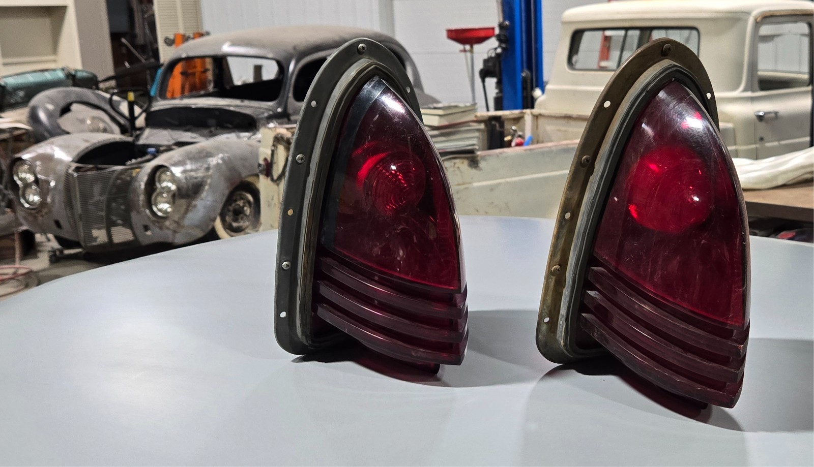 Lincoln Tail Lights Housing 1952 1953 1954 LINCOLN Lenses NICE KUSTOM Hirohata Lincoln Tail Lights Housing 1952 1953 1954 LINCOLN Lenses NICE KUSTOM Hirohata