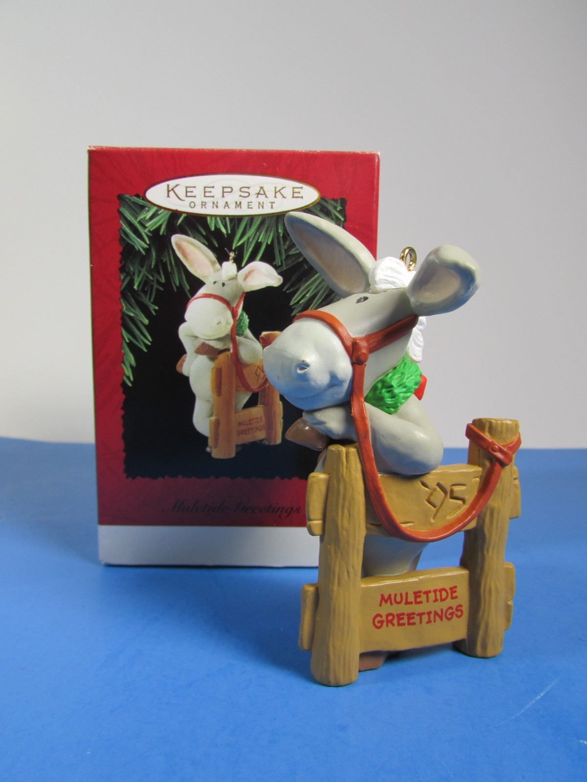 Hallmark Ornament: 1995 Muletide Greetings Hallmark Ornament: 1995 Muletide Greetings