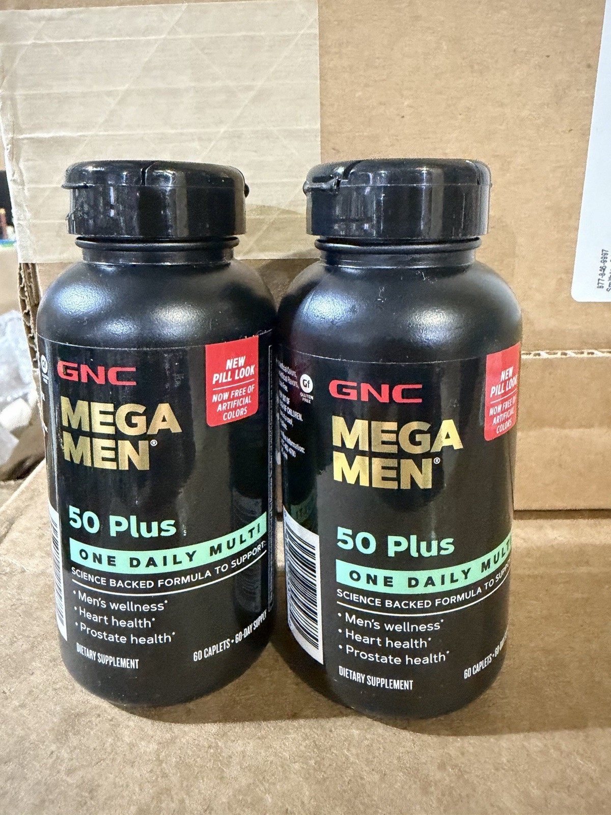 2X GNC Mega Men Essentials 50-Plus One Daily Multivitamin, 60 Tablets Exp 12/27 2X GNC Mega Men Essentials 50-Plus One Daily Multivitamin, 60 Tablets Exp 12/27