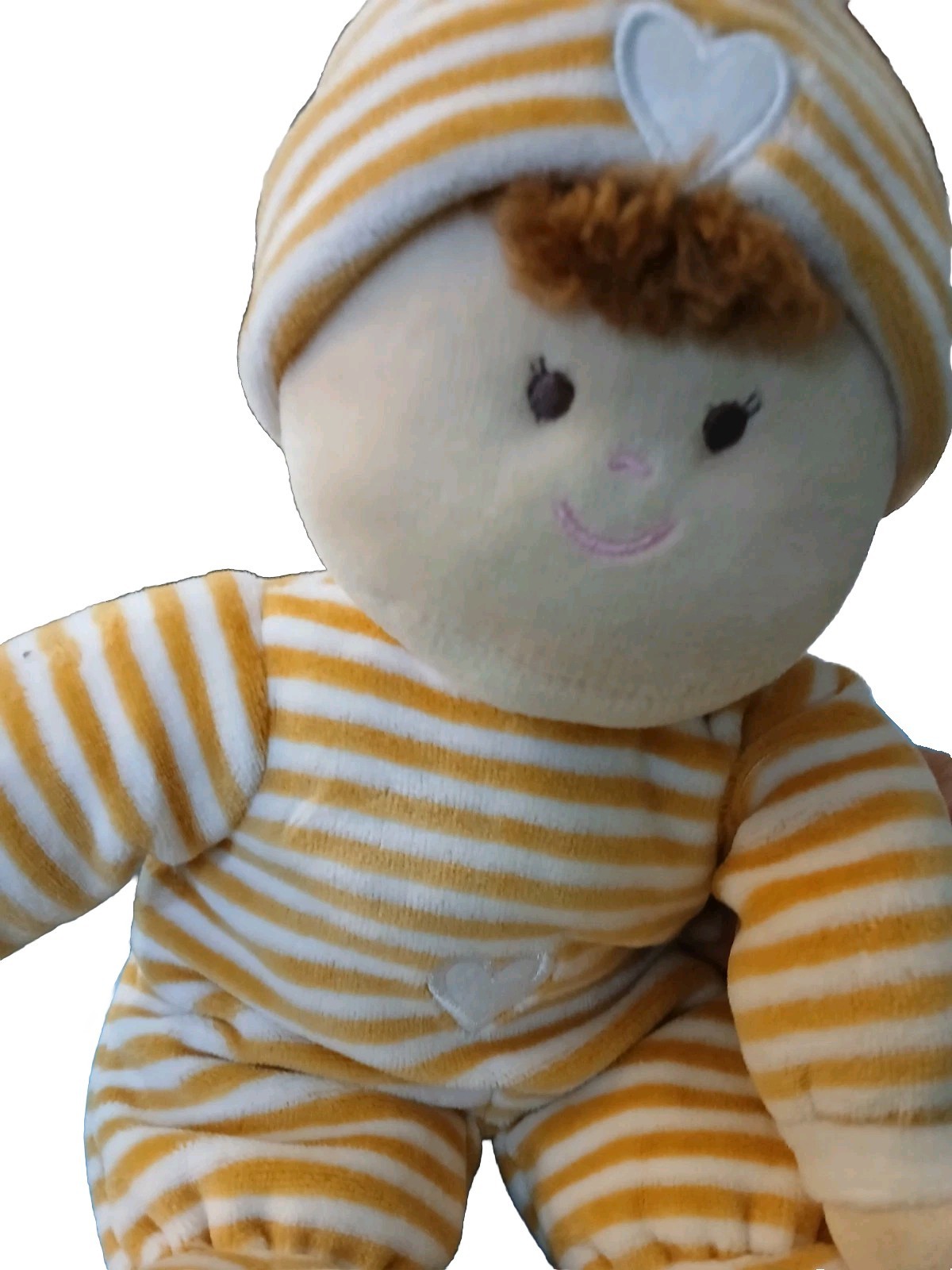 Russ Berrie Baby plush Rattle doll Heart Russ Berrie Baby plush Rattle doll Heart