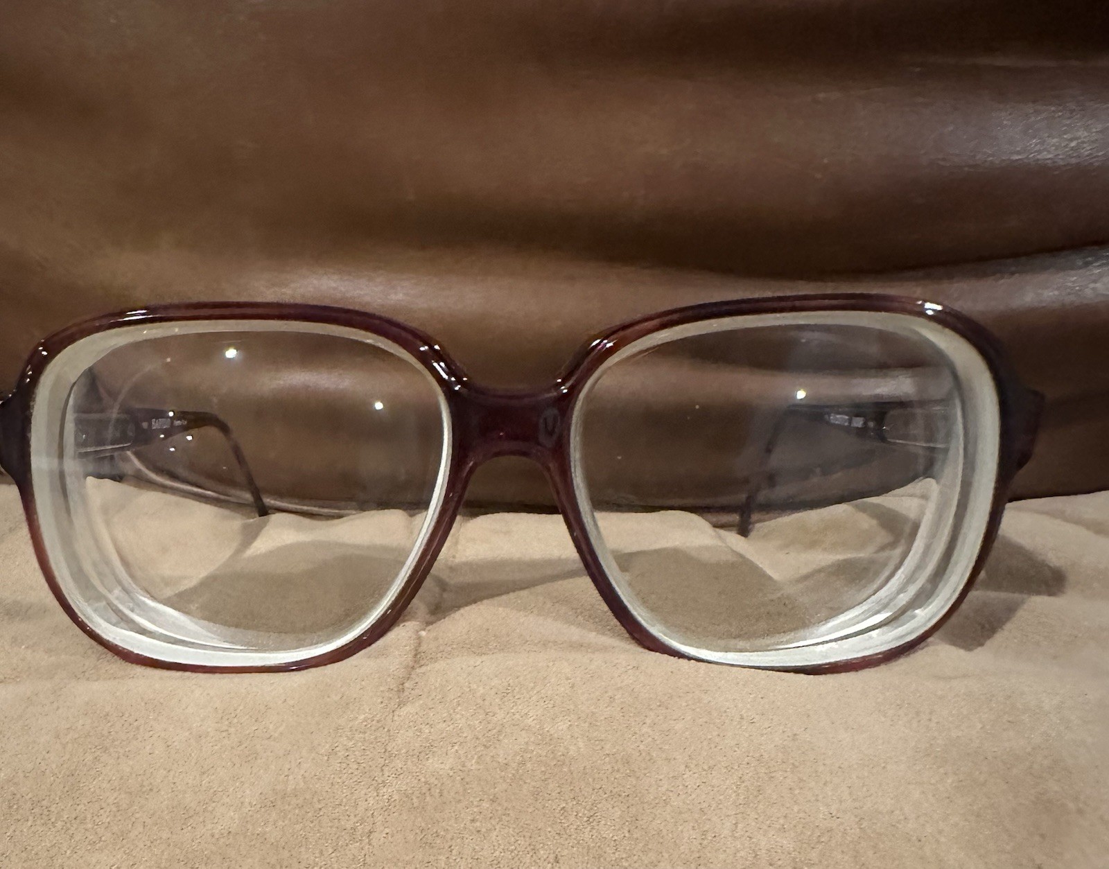 Vintage Safilo Elasta 1038 Plastic Eyeglass Frame 57-15 Italy Preowned Rare