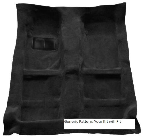 Black Carpet Flooring 1997-2006 Jeep Wrangler LONG CONSOLE Passenger area   