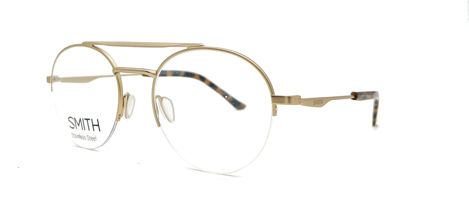 NEW SMITH OPTICS PORTER MATTE GOLD AOZ AUTHENTIC EYEGLASSES 50-20-140