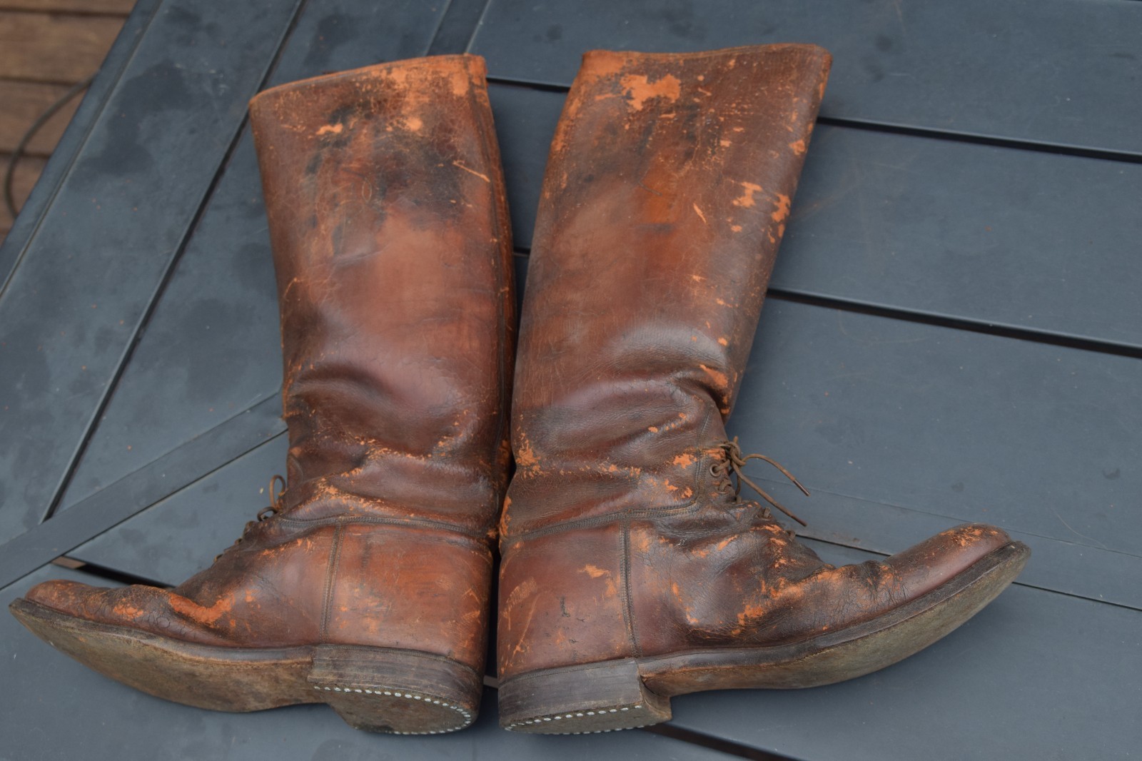 Antique Custom Made Equestrian English Riding Boots Antique Custom Made Equestrian English Riding Boots