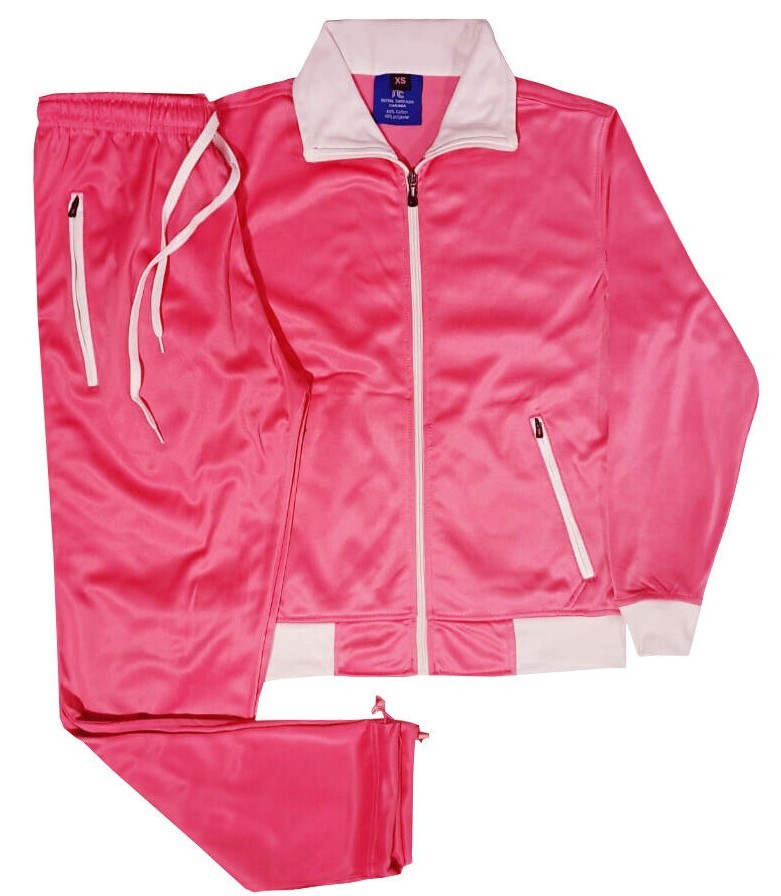 Women's Solid 2-piece Straight Leg Tracksuit Active Jacket & Pants Women's Solid 2-piece Straight Leg Tracksuit Active Jacket & Pants