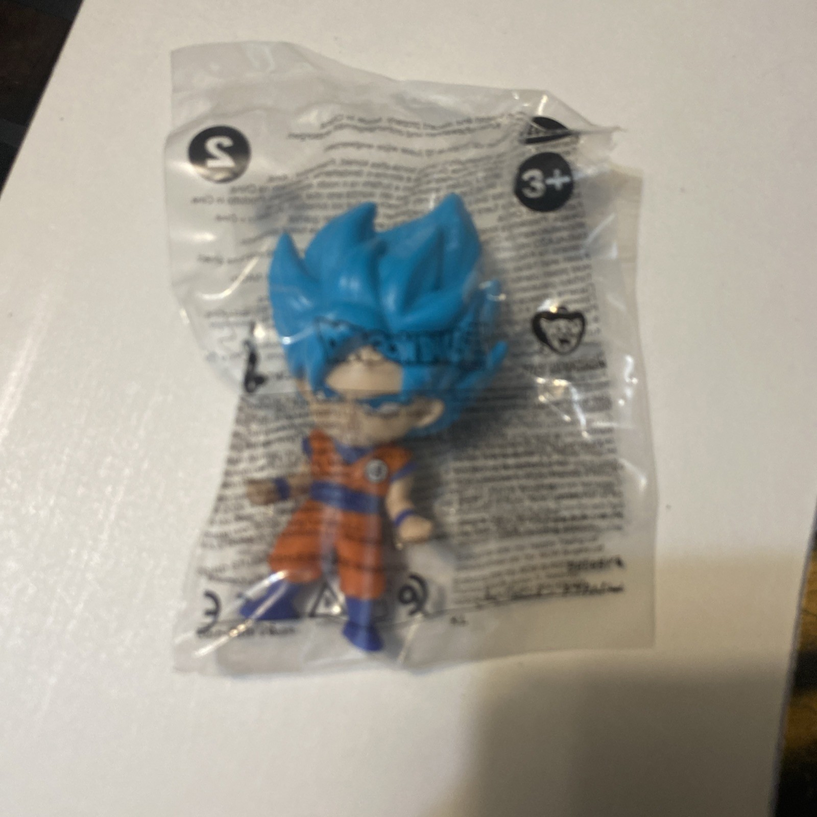 Burger King Dragon Ball Z Super Saiyan Blue Goku Toy Figure # 2 SEALED 2026 Burger King Dragon Ball Z Super Saiyan Blue Goku Toy Figure # 2 SEALED 2026