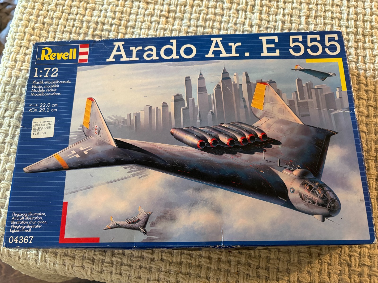 1/72 Revell Arado Ar. E 555 German Jet Bomber 