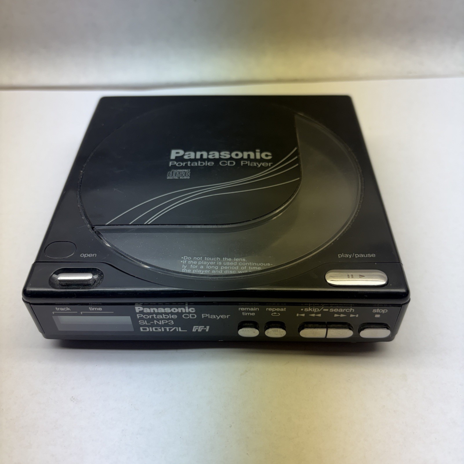 Vintage 1986 Panasonic SL-NP3 Portable CD Player Japan UNTESTED Rare