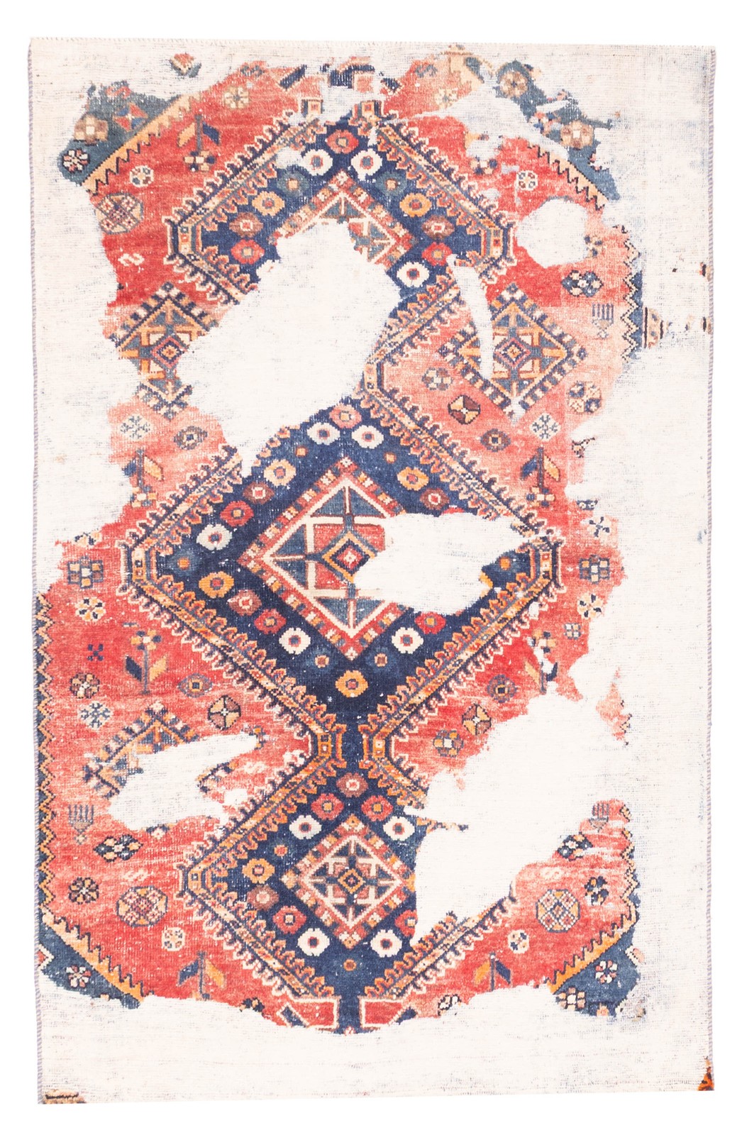Traditional Vintage Hand-Knotted Area Rug 3'10