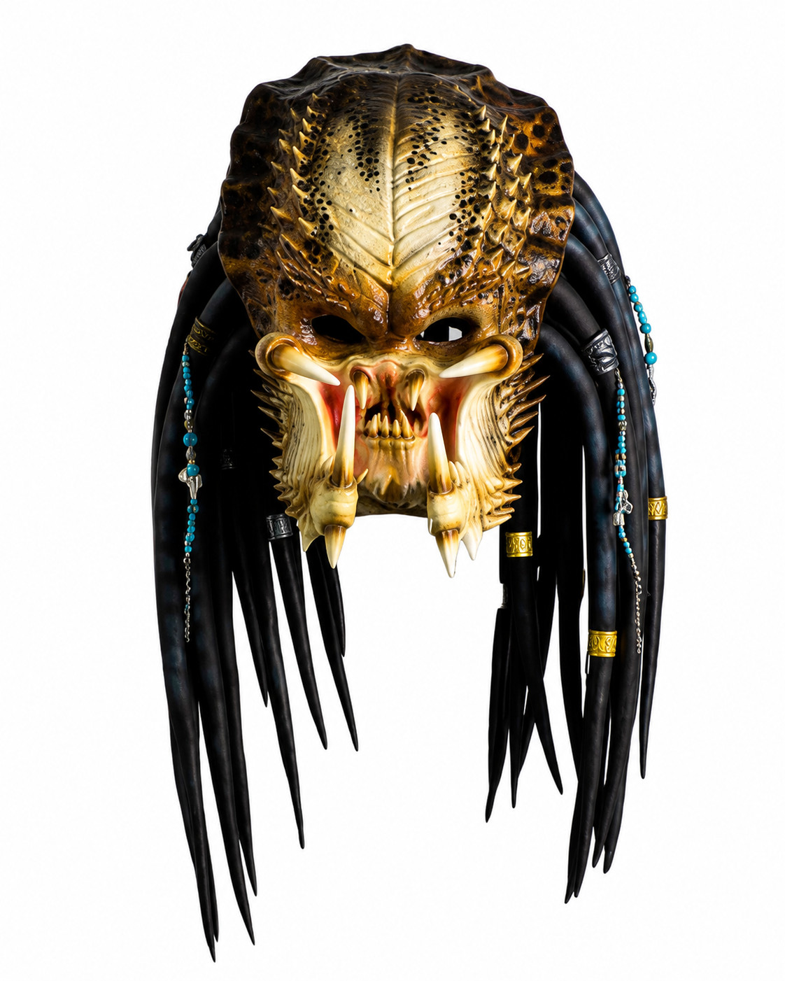 Predator Elder AVP Full Head Latex Mask Handmade Cosplay Helmet