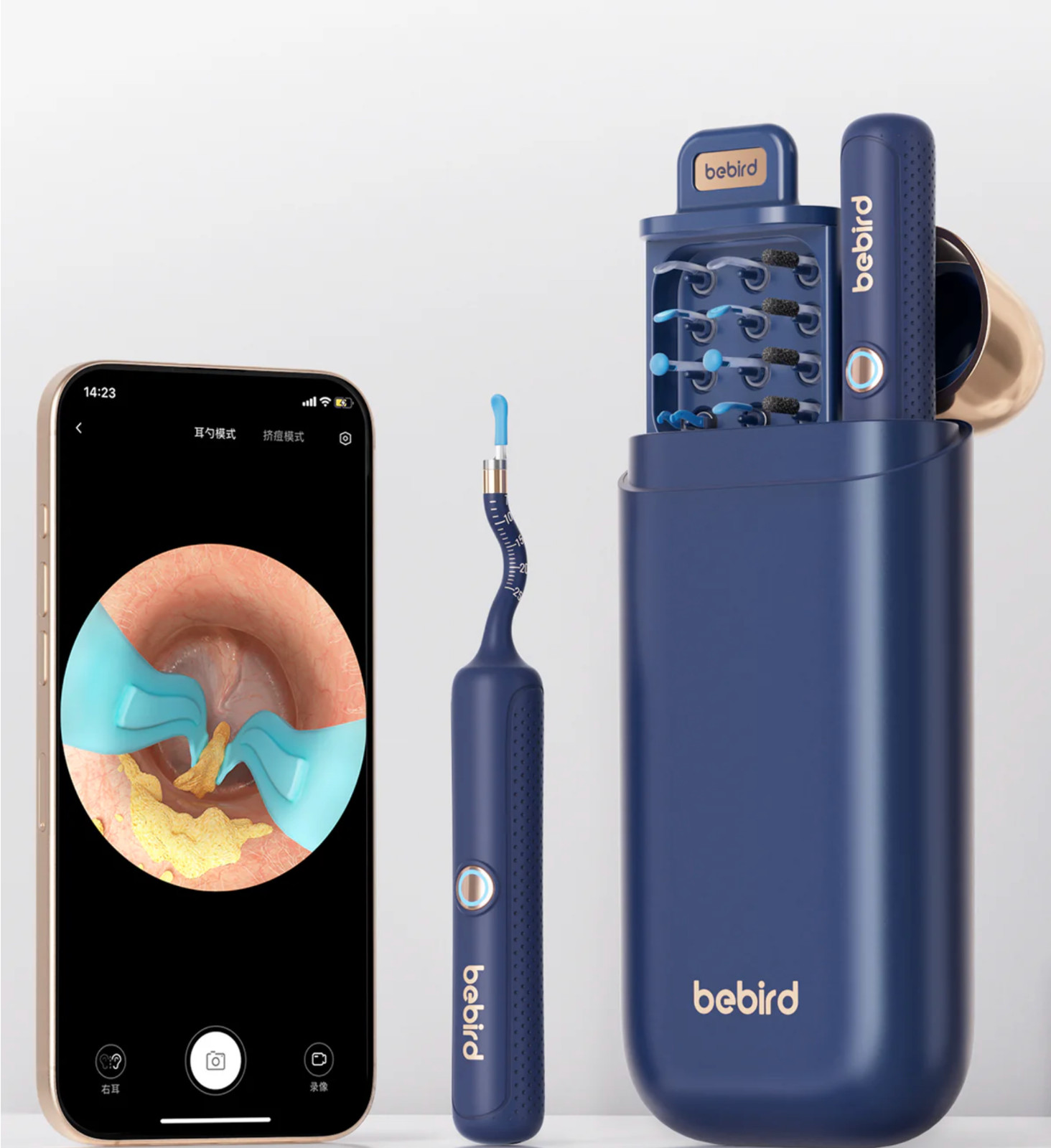 Bebird EarSight Plus Endoscope Otoscope Camera Cleaning Wax Pick Cleaner Kit Bebird EarSight Plus Endoscope Otoscope Camera Cleaning Wax Pick Cleaner Kit