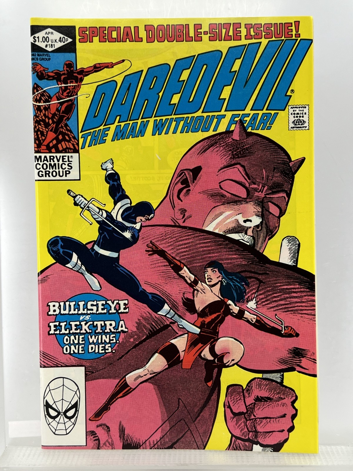 Daredevil 181 ~Est. High 9s ~Winters Collection-COA ~Key; Death of Elektra Daredevil 181 ~Est. High 9s ~Winters Collection-COA ~Key; Death of Elektra