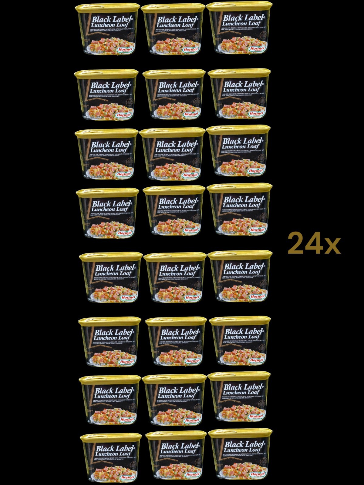 Black Label Luncheon Loaf  Hormel 340g x 24cans  