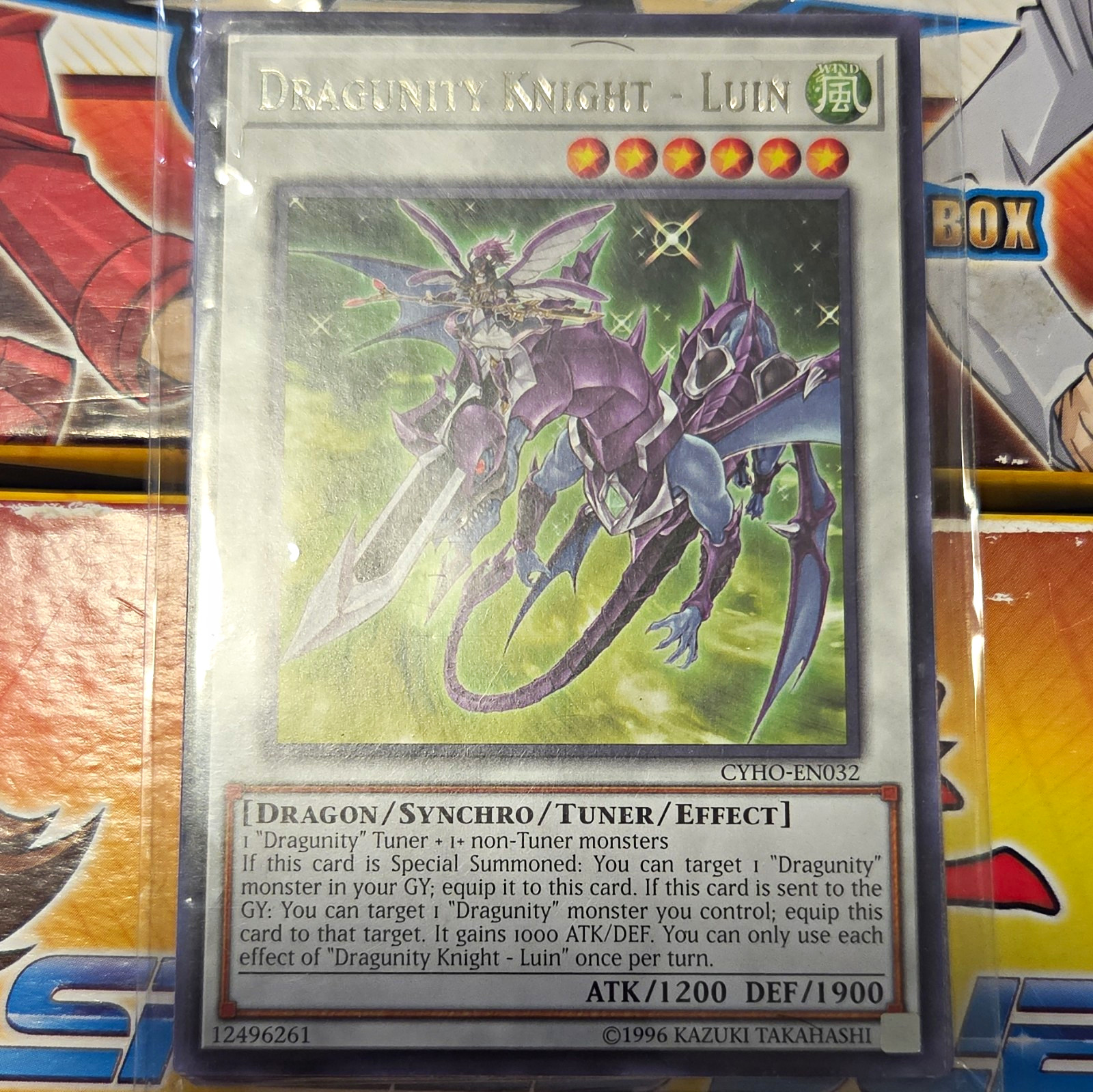 Konami Yu-Gi-Oh Dragunity Knight - Luin CYHO-EN032 Rare unlimited Konami Yu-Gi-Oh Dragunity Knight - Luin CYHO-EN032 Rare unlimited