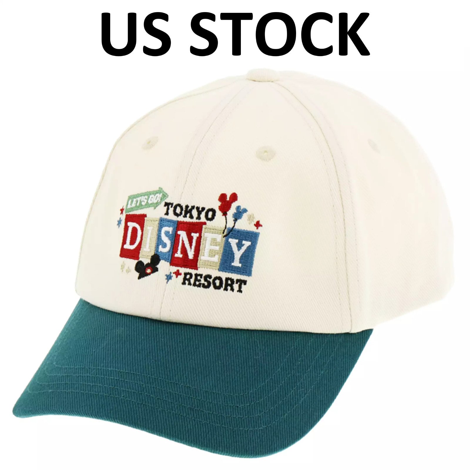 Japan Tokyo Disney Resort Let's go Mickey Mouse and Friends Cap Hat【US STOCK】 Japan Tokyo Disney Resort Let's go Mickey Mouse and Friends Cap Hat【US STOCK】