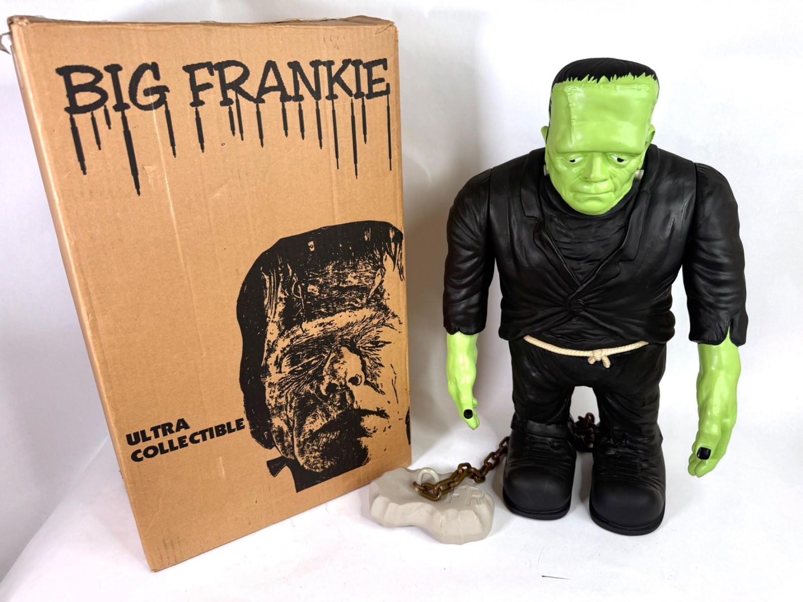 Aurora Big Frankie Gigantic Frankenstein Sofubi Vinyl Figure Bootleg Japan 1990s Aurora Big Frankie Gigantic Frankenstein Sofubi Vinyl Figure Bootleg Japan 1990s
