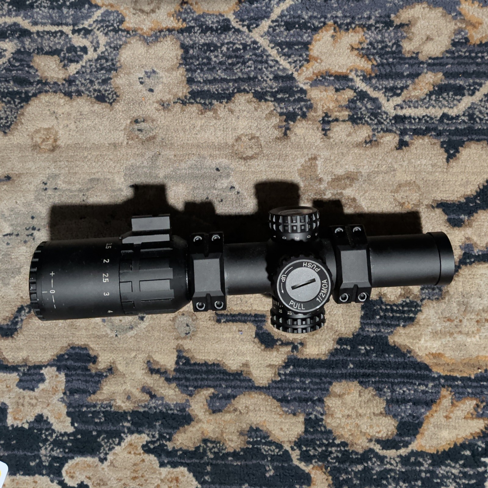 Triton Warden 1-6x24 Second Focal Plane SFP LPVO Rifle Scope - C2 Black Triton Warden 1-6x24 Second Focal Plane SFP LPVO Rifle Scope - C2 Black