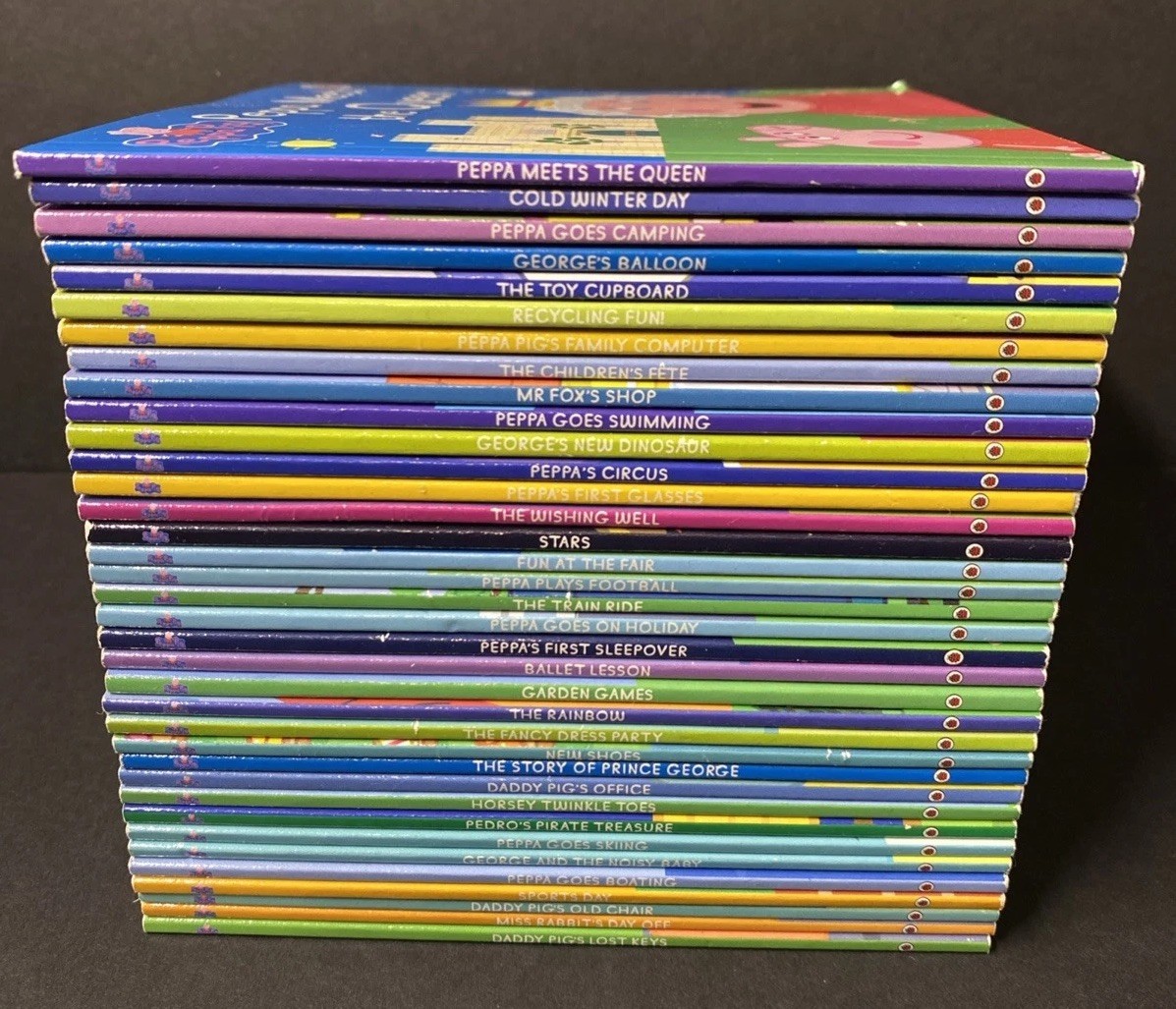 Peppa Pig Lot 36 Mini Paperback Storybook Collection Ages 3-6 PreK-1st Peppa Pig Lot 36 Mini Paperback Storybook Collection Ages 3-6 PreK-1st