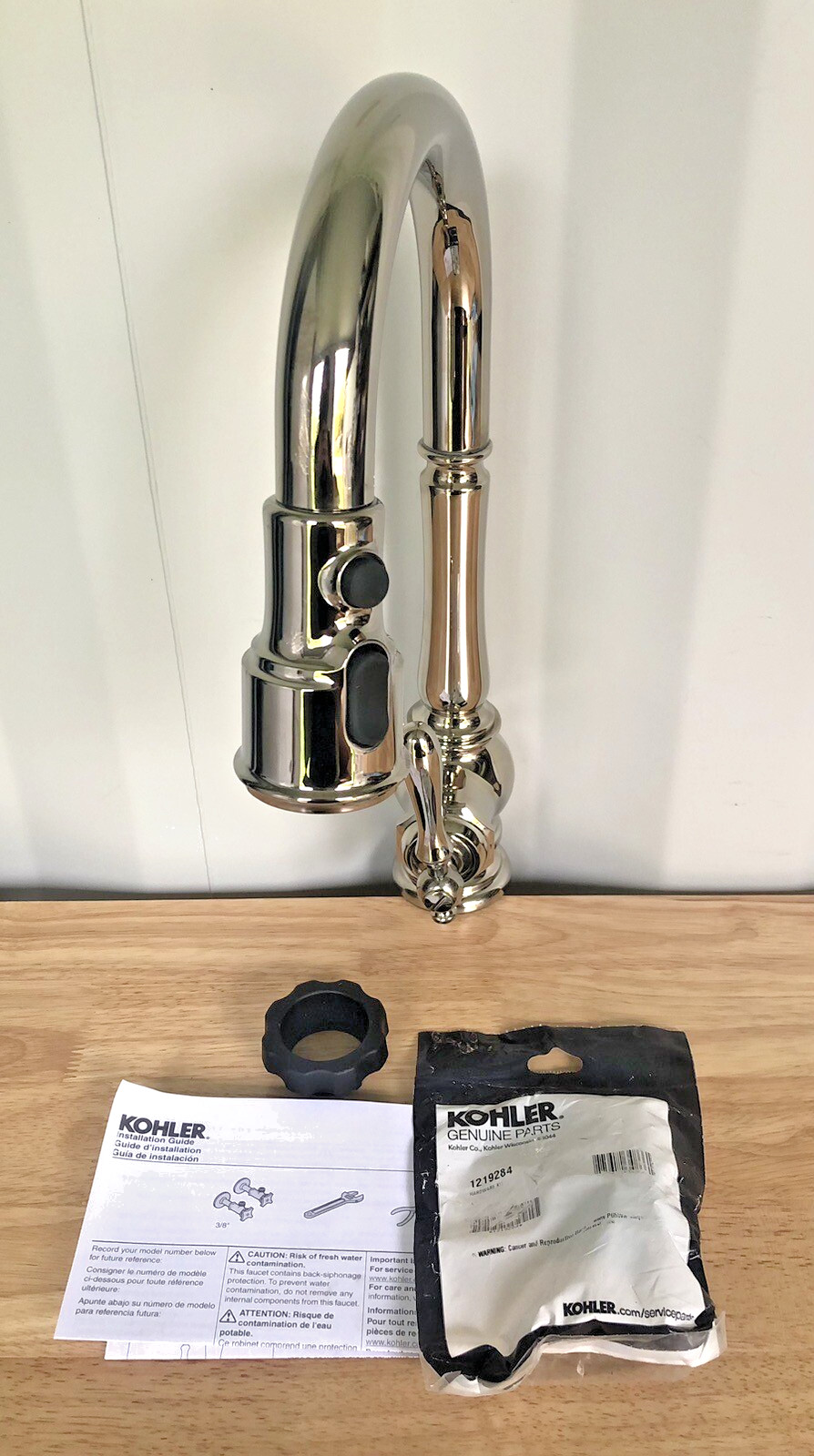 Kohler K-99261-SN Artifacts Pull Down Faucet in Vibrant Polished Nickel Kohler K-99261-SN Artifacts Pull Down Faucet in Vibrant Polished Nickel