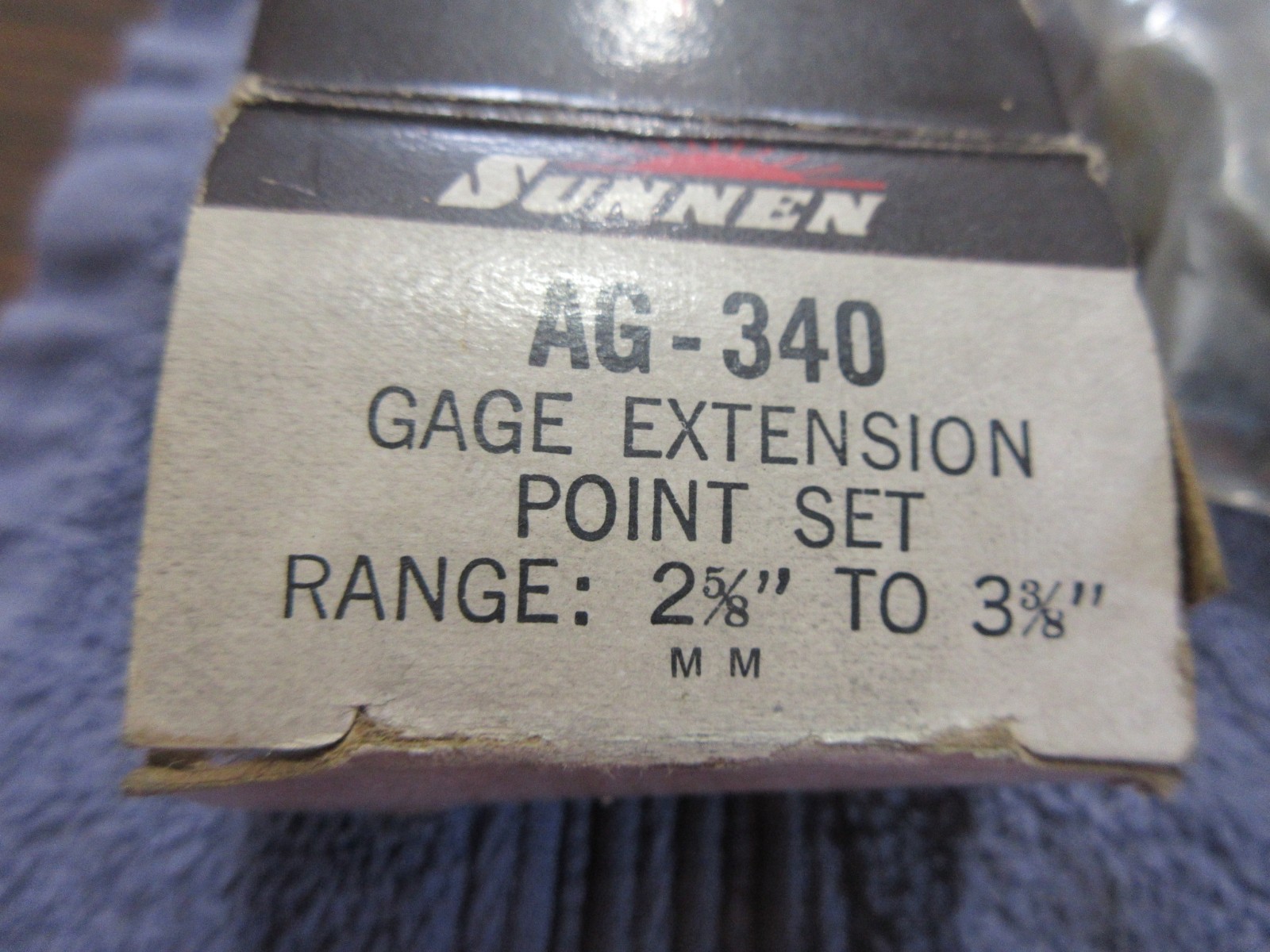 NEW Sunnen #AG340 Point Set for 2.625\ NEW Sunnen #AG340 Point Set for 2.625\