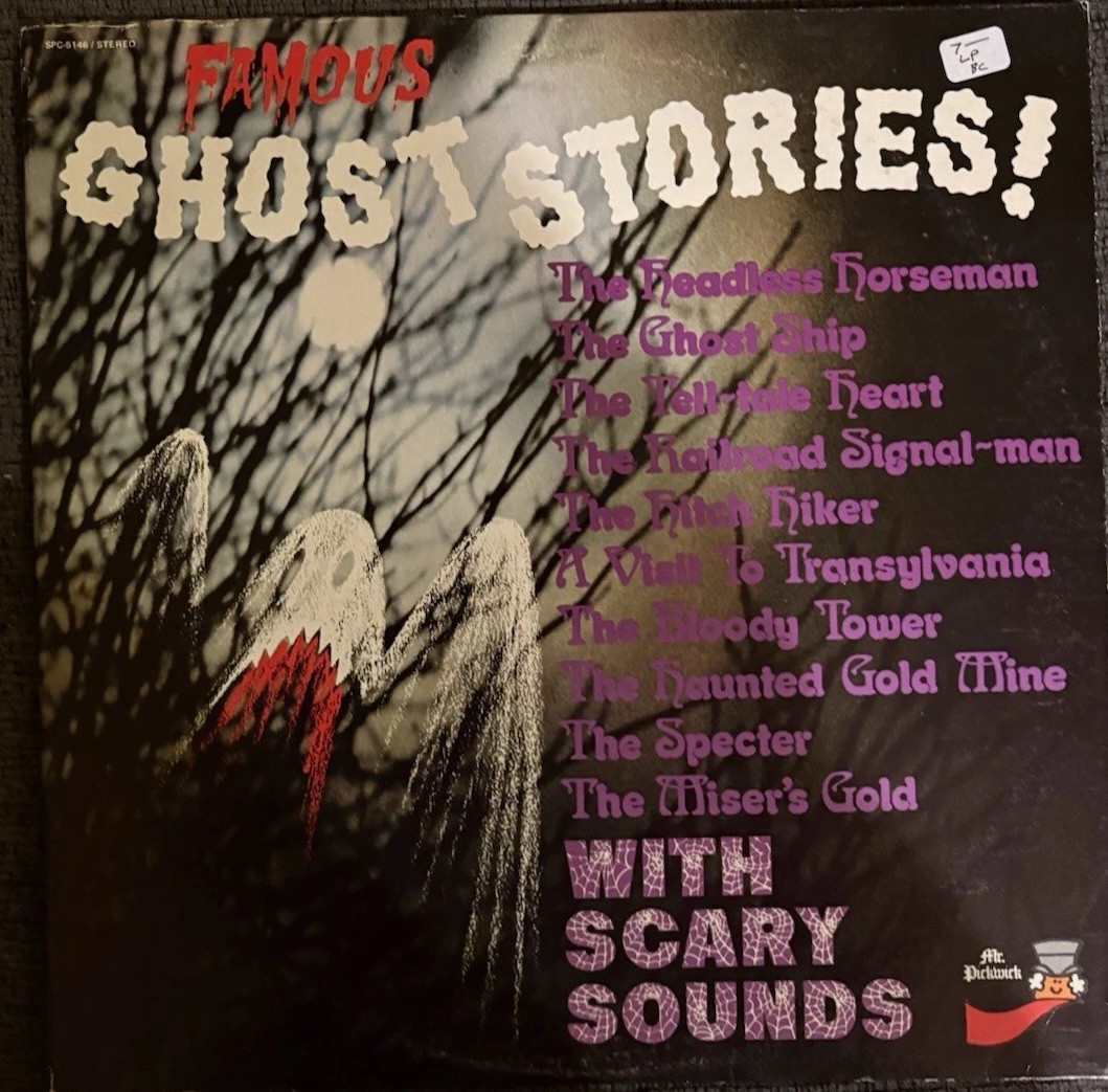 Wade Denning Famous Ghost Stories With Scary Sounds LP 1975 Mr Pickwick SPC 5146 Wade Denning Famous Ghost Stories With Scary Sounds LP 1975 Mr Pickwick SPC 5146