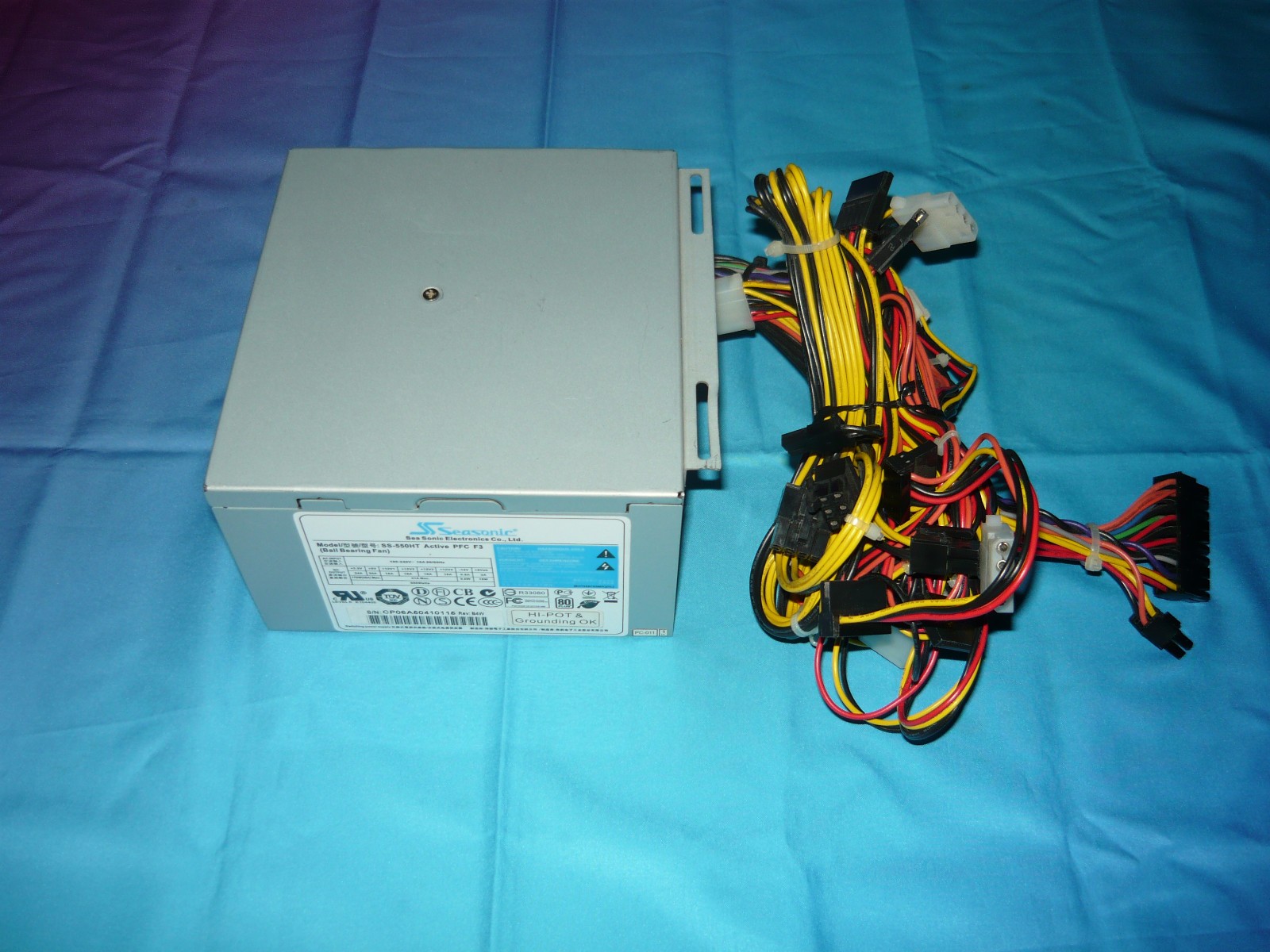 Vintage Seasonic SS-550HT Active PFC ATX Power Supply 550W Used