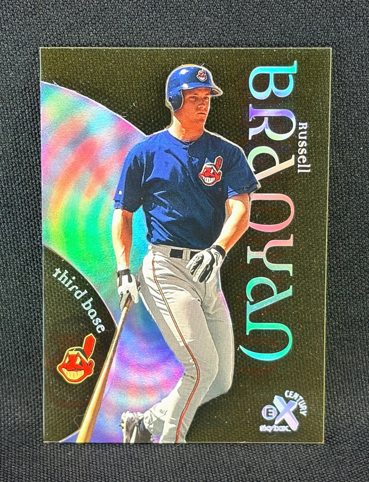 1999 Skybox E-X Century Baseball RUSSELL BRANYAN SP #111 90's ACETATE - INDIANS 1999 Skybox E-X Century Baseball RUSSELL BRANYAN SP #111 90's ACETATE - INDIANS