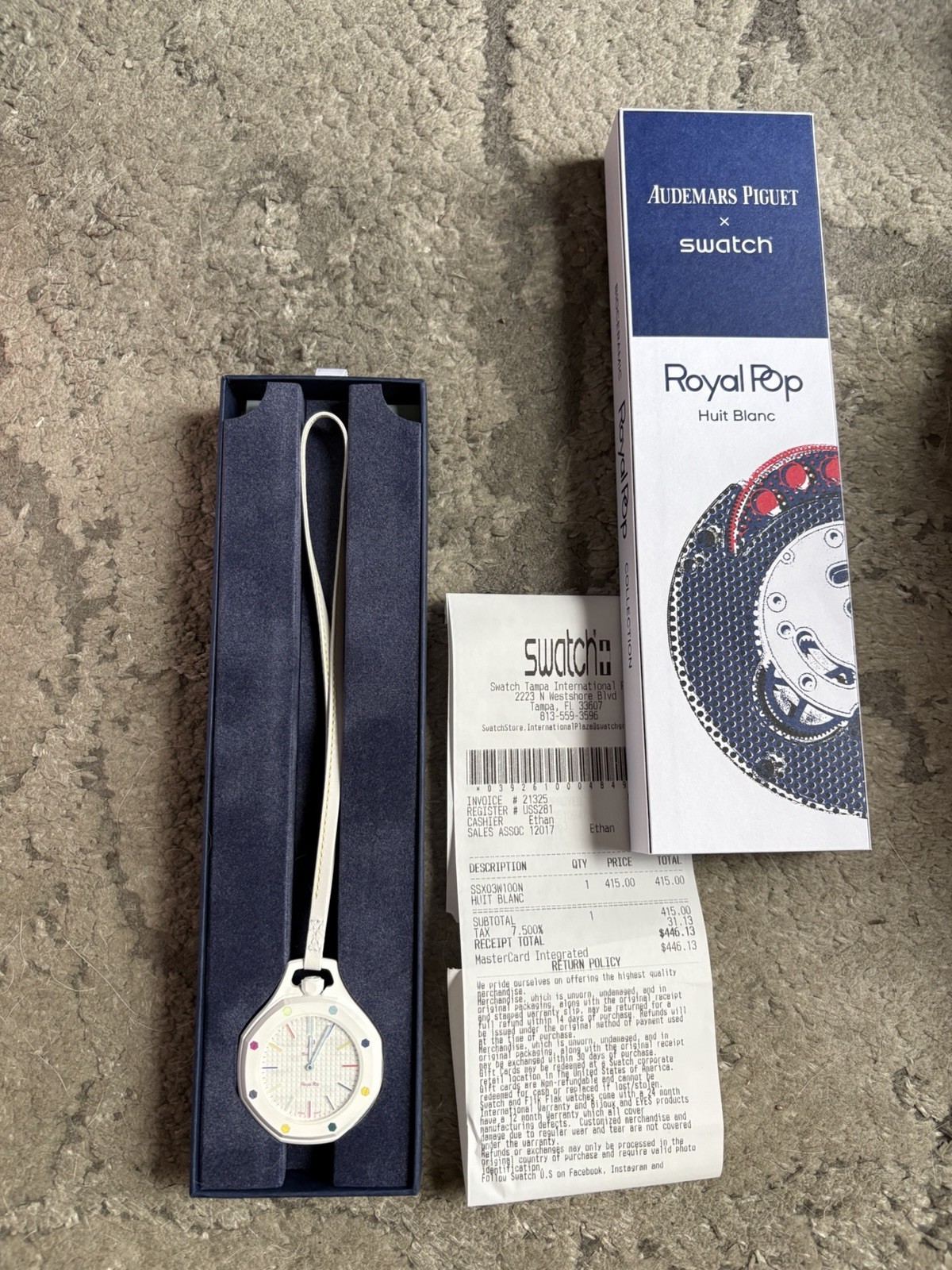White Rainbow Audemars Piguet X Swatch Royal Pop White Rainbow Audemars Piguet X Swatch Royal Pop