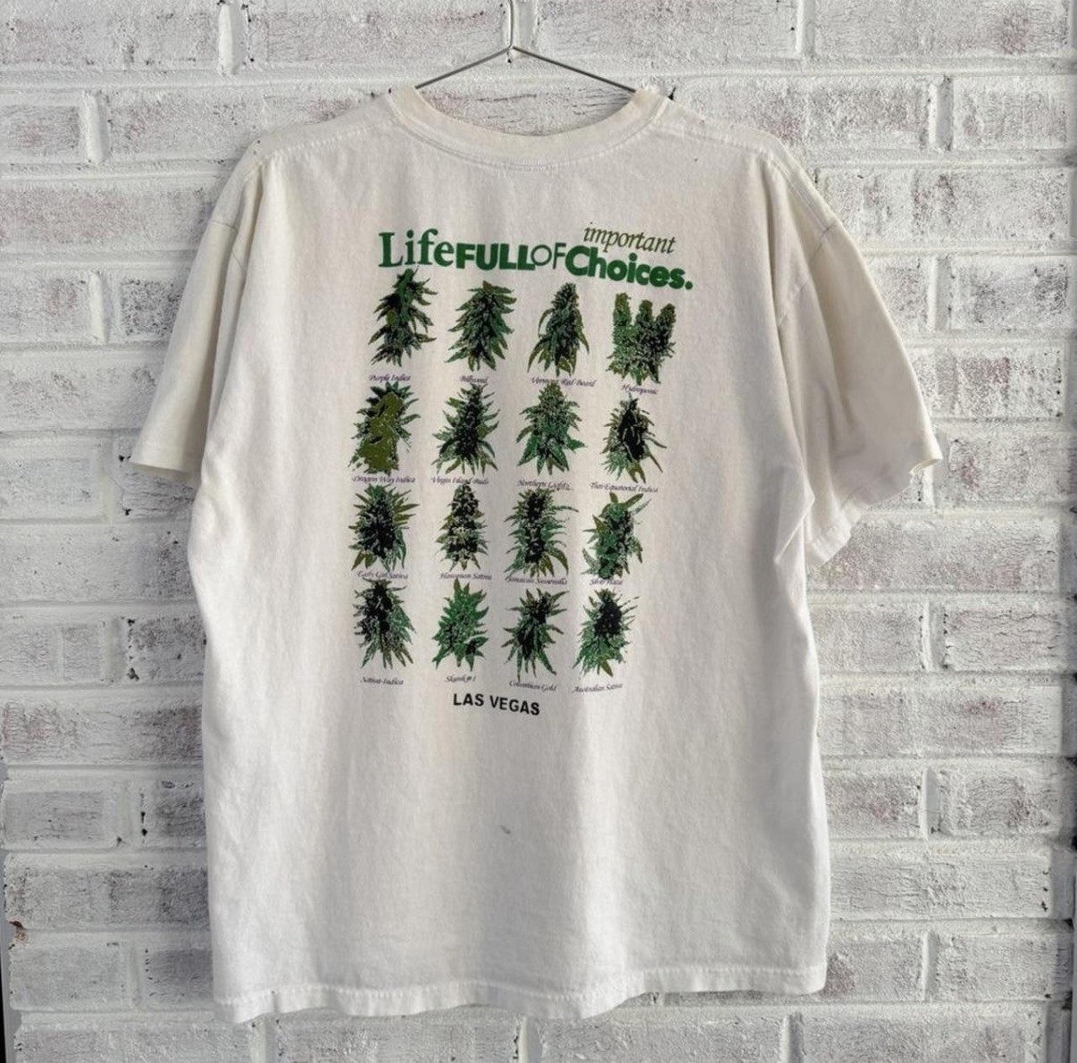 vintage 90s life is full important choices weed marijuana 420 smoking promo tee vintage 90s life is full important choices weed marijuana 420 smoking promo tee