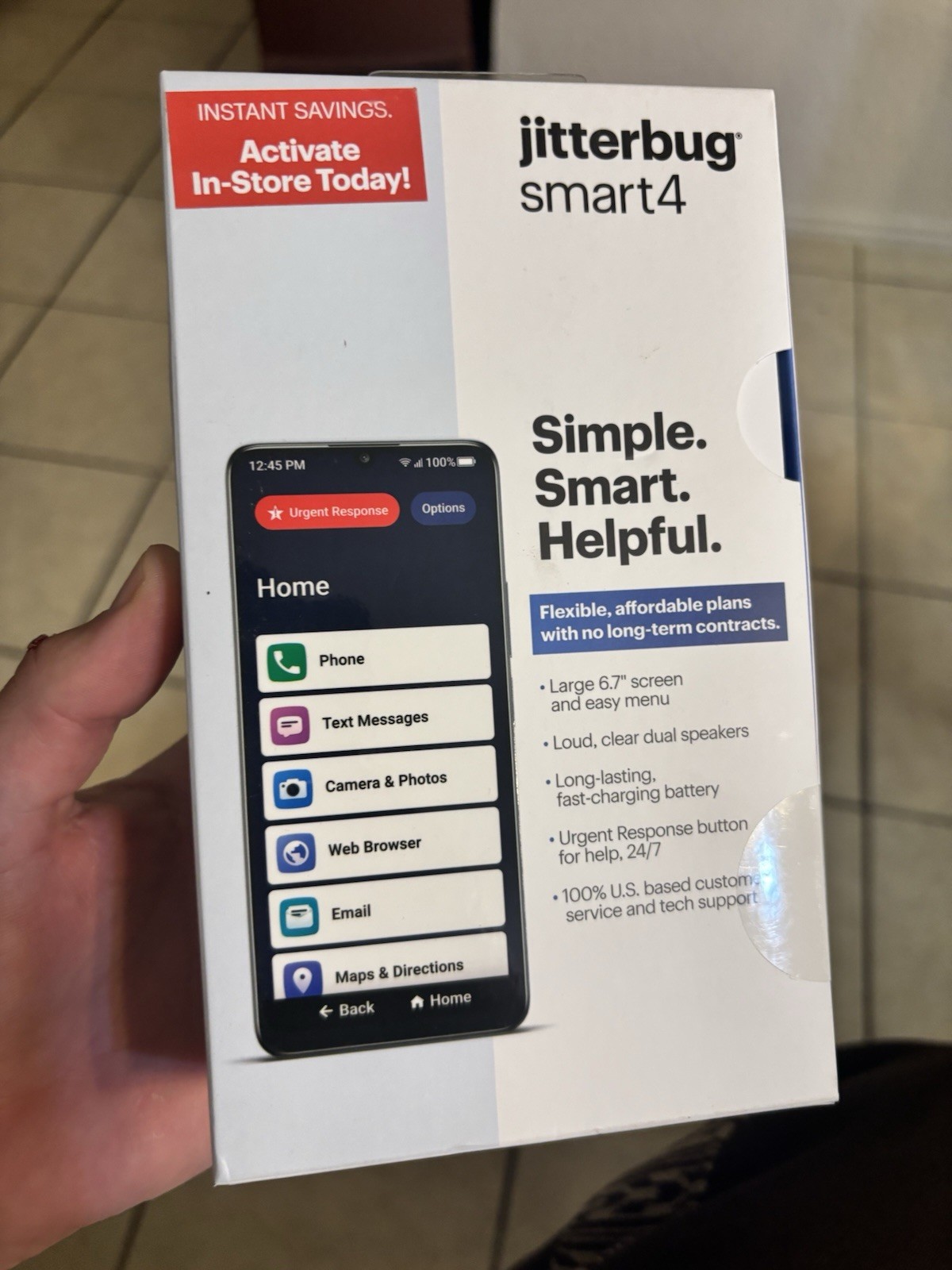 Lively Jitterbug Smart4 Smartphone for Seniors - Cell Phone for Seniors - Not... Lively Jitterbug Smart4 Smartphone for Seniors - Cell Phone for Seniors - Not...