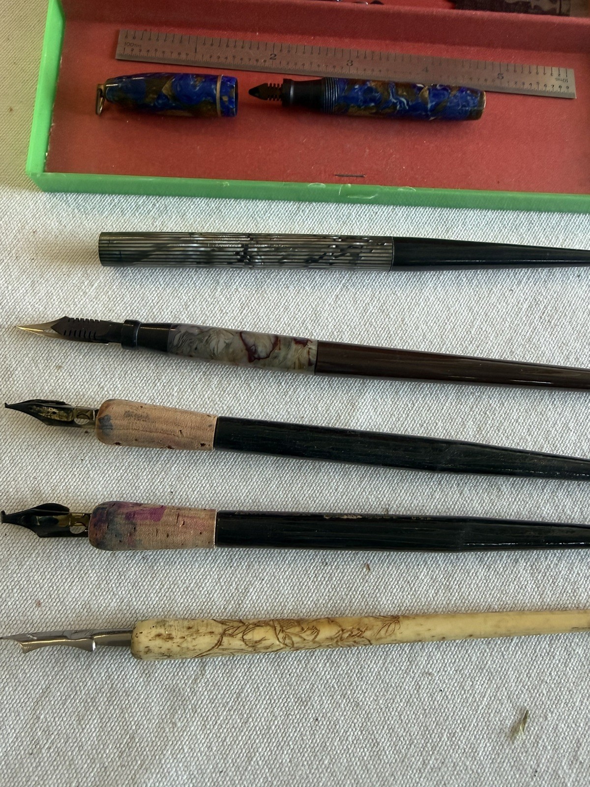 Bundled set of Vintage Calligraphy Pens Collection With Nibs Bundled set of Vintage Calligraphy Pens Collection With Nibs