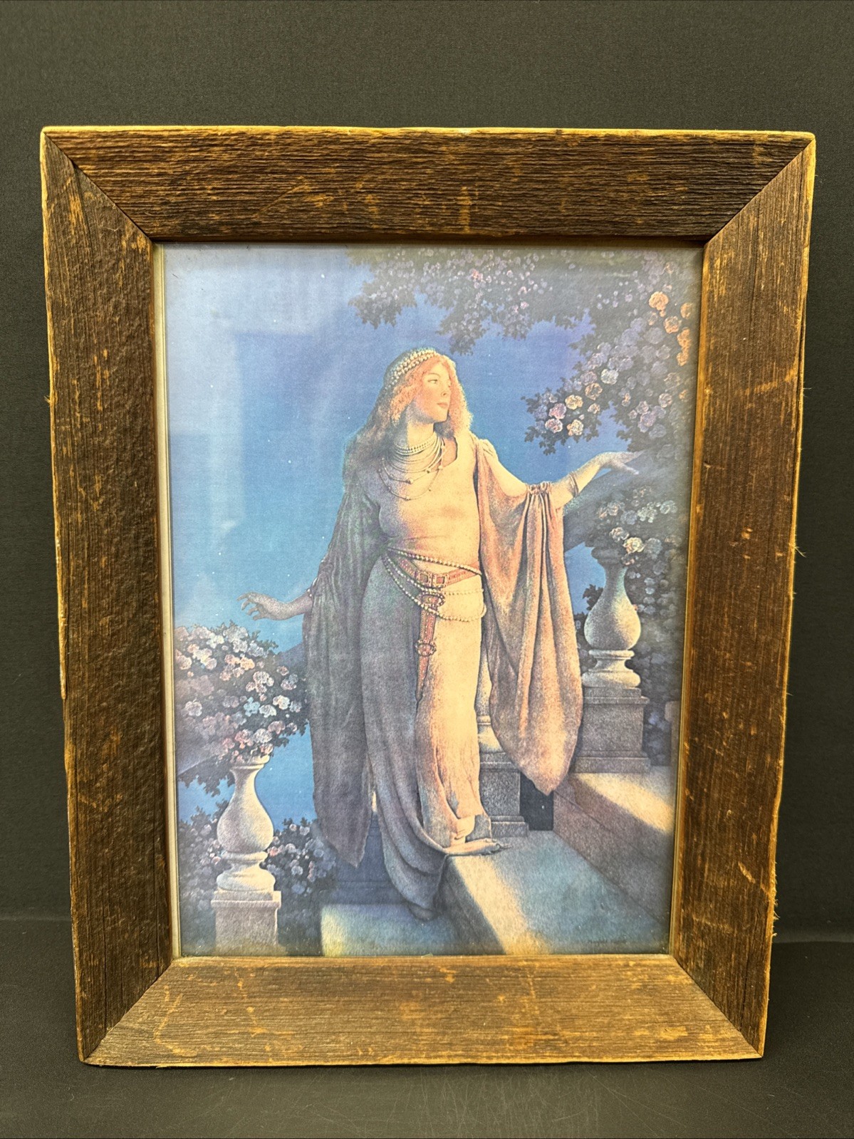 Vintage Maxfield Parrish Enchantment Art Print Framed
