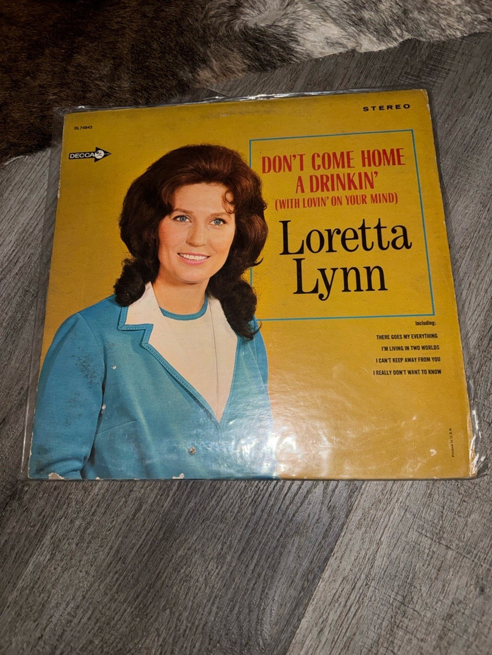 Loretta Lynn Don’t Come Home A Drinkin’ Vinyl LP Decca DL 74842 Vintage Country Loretta Lynn Don’t Come Home A Drinkin’ Vinyl LP Decca DL 74842 Vintage Country