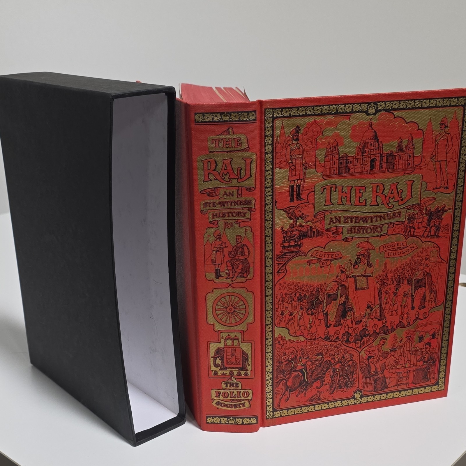 Folio Society The Raj Roger Hudson 1999 Illustrated Hardcover Slipcase Folio Society The Raj Roger Hudson 1999 Illustrated Hardcover Slipcase