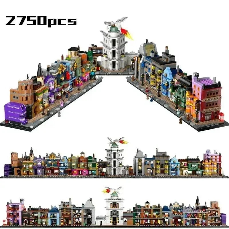 NEW Harry Potter Diagon Alley Wizarding Shops Building Blocks Set for Adults NEW Harry Potter Diagon Alley Wizarding Shops Building Blocks Set for Adults