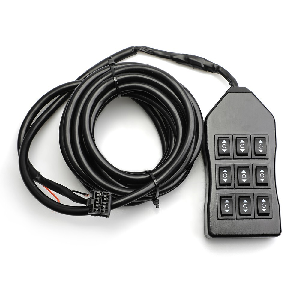 New 9 Switch Box 5m cord airbagit Rocker Switch Air Ride Suspension
